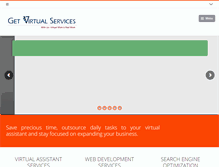 Tablet Screenshot of getvirtualservices.com